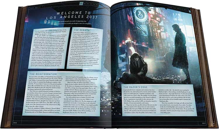Купить книгу правил Blade Runner: The Roleplaying Game